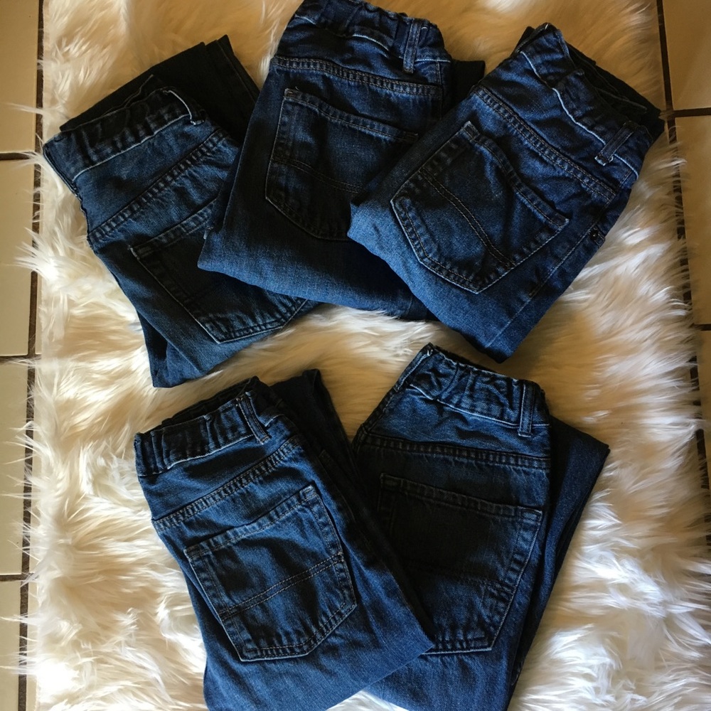 $15 for 5 pair of straight fit jeans